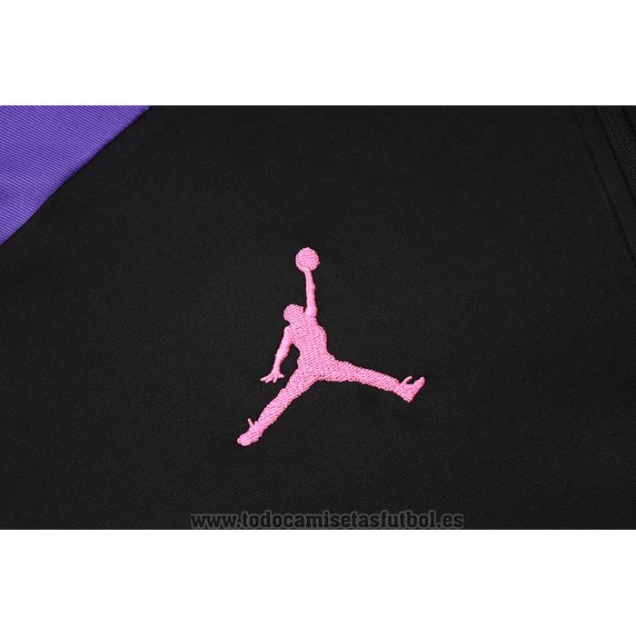 Chandal de Sudadera del Paris Saint-Germain Jordan Nino 2024-2025 Negro